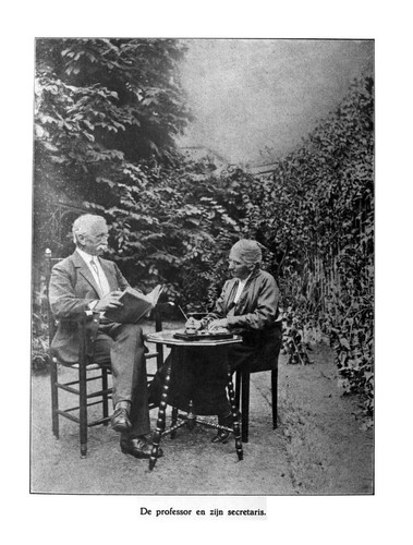 Jacobus Cornelius Kapteyn and his secretary, on Mount Wilson