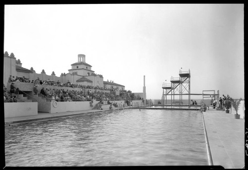 Opening of pool, Norco. 1928