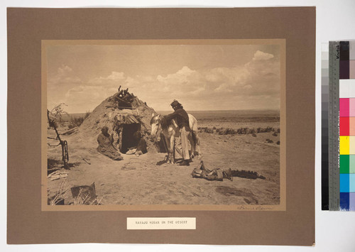 A Navajo Home on the Desert