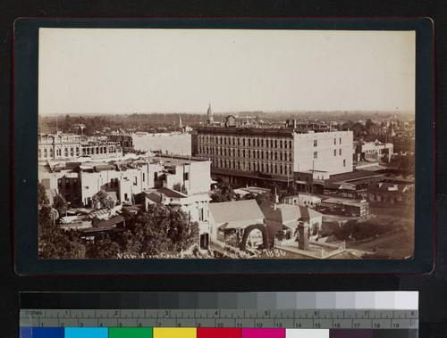 View from Court St., Los Angeles. 1886