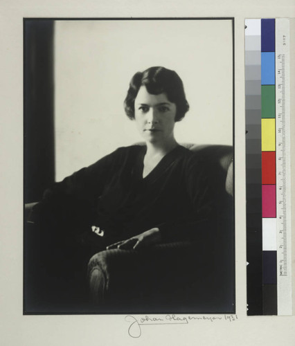 Studio portrait of Grace Burke Hubble