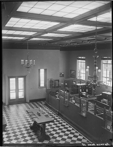 Lobby of First National Bank, Artesia, California