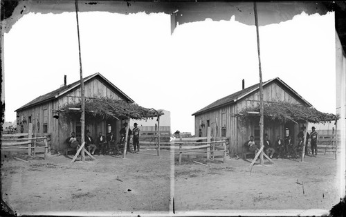 Major G. W. Ingalls' office at Union Agency, Okmulgee, Indian Territory, 1874 and '75