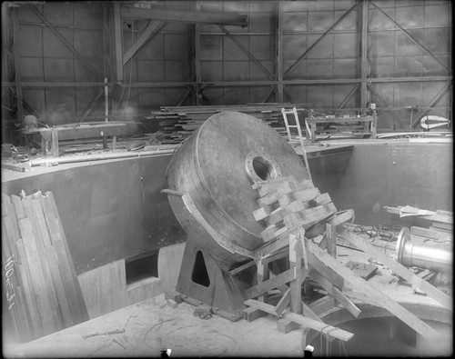 8-ton float for the 100-inch telescope, Mount Wilson Observatory