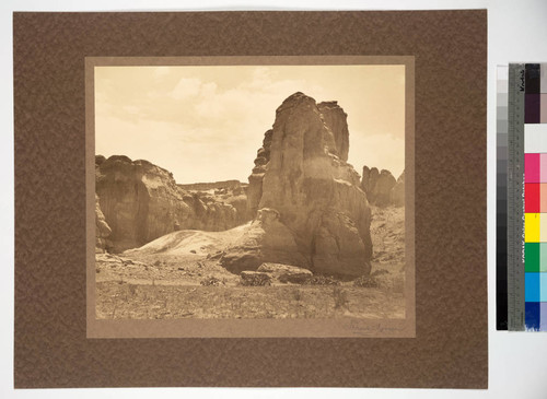 The Rock Monuments surrounding Acoma - the sky city of New Mexico