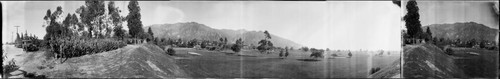 Golf course with Mount Wilson in the background