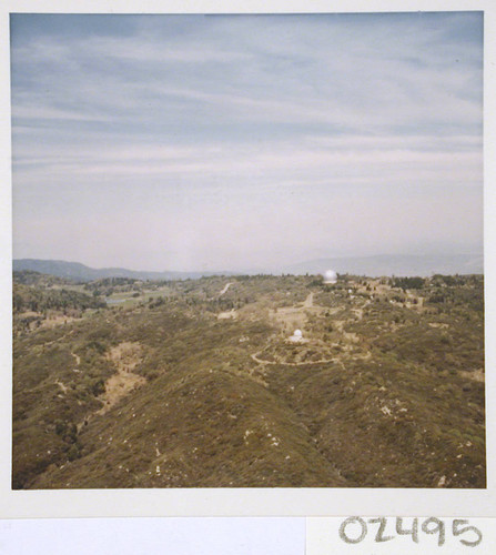 Color aerial view of Palomar Observatory