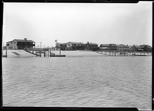 Oceanfront houses, Balboa, Newport Beach. 1928