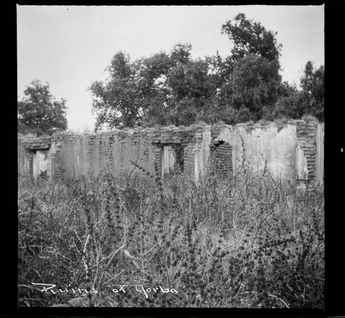 Ruins at Yorba