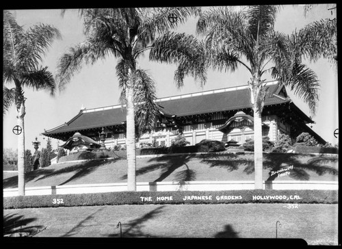 The home, Japanese Gardens, Hollywood, Cal