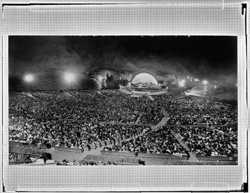 George Gershwin memorial concert, Hollywood Bowl, 2301 North Highland, Los Angeles. September 8, 1937