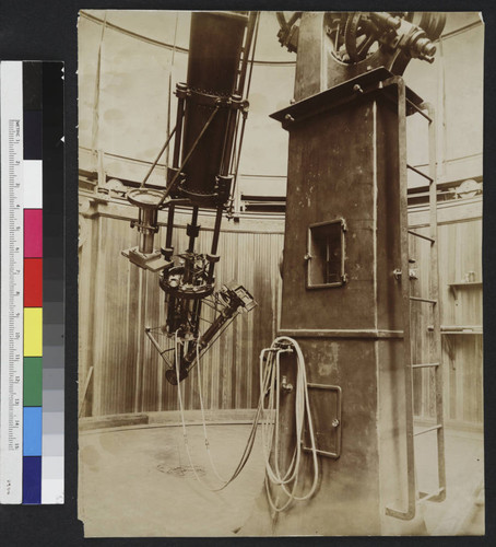 Kenwood 12-inch refracting telescope, and a spectrohelioscope at Yerkes Observatory