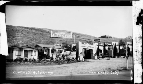 Cardwell's Auto Camp, San Diego, Calif