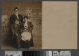 Portrait of three women and a baby, Venice, California