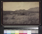 General Crook's camp in or near the Canon de los Embudos. To the right of the tent is the historic whiskey mill, while at the extreme right appears the camp of the Apache scouts in Crook's employ