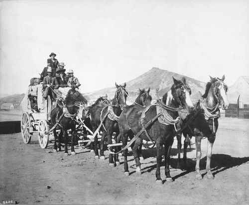 Goldfield stage, 1905