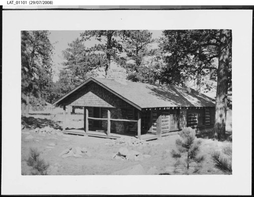 Exterior view of Leandro cabin at Vermejo Ranch