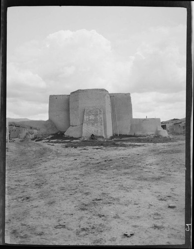 Church at Rancho de Taos, rear view