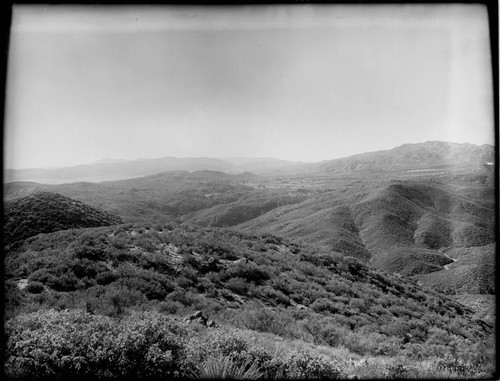 Mount Beauty trip. From top of Chihuahua Mountain showing Warner's Ranch and Chihuahua Valley