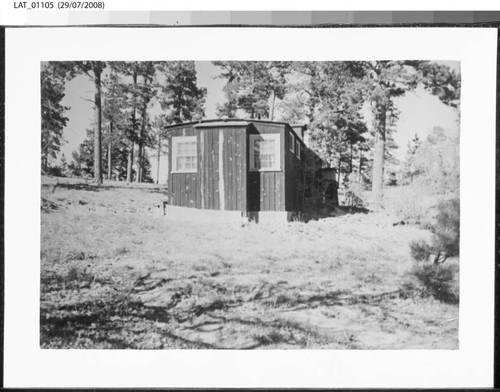 Side view of Merrick Lake dining cabin at Vermejo Ranch