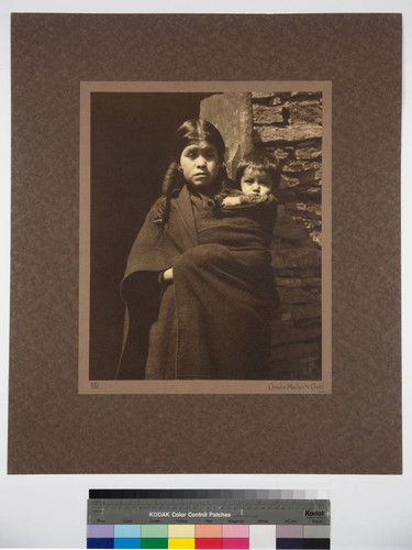 Oraibi Mother and Child. Hopi