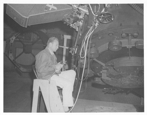 Gene C. Hancock, using the 60-inch telescope, Mount Wilson Observatory