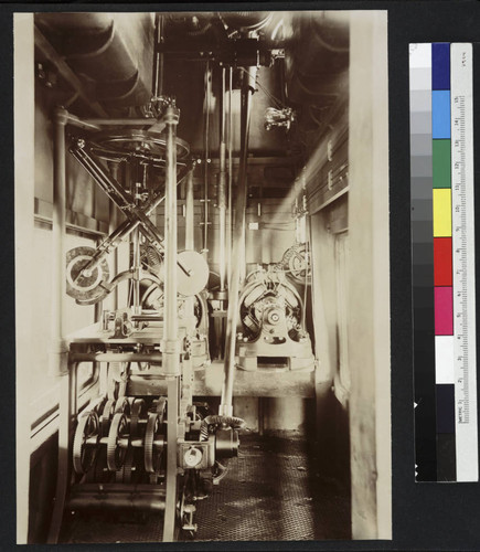 Clock drive mechanism and other equipment at Yerkes Observatory