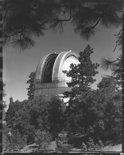 The 100-inch telescope dome, Mount Wilson Observatory