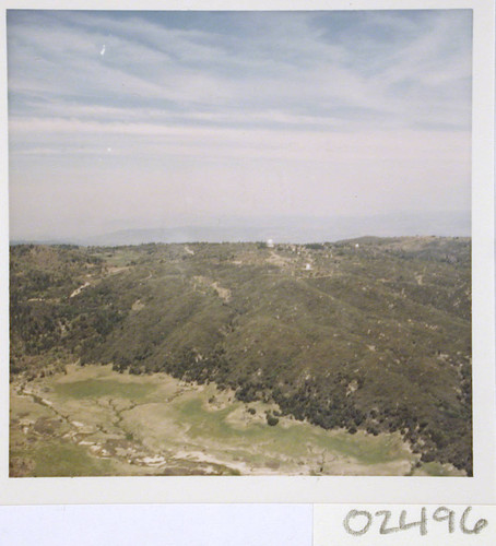 Color aerial view of Palomar Observatory