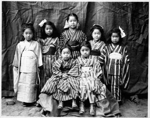 Japanese Children in Mission School