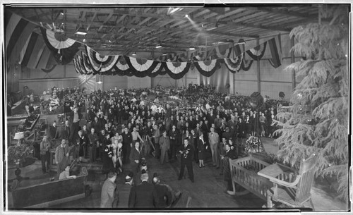 Dedication of Mabel Normand Stage, Republic Studios, Studio City, Los Angeles. 1940