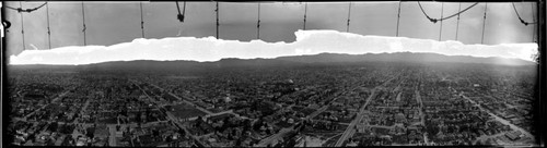 Los Angeles from a balloon, Los Angeles. 1902