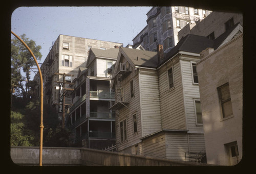 Above 3rd Street tunnel, Hill to Olive Streets