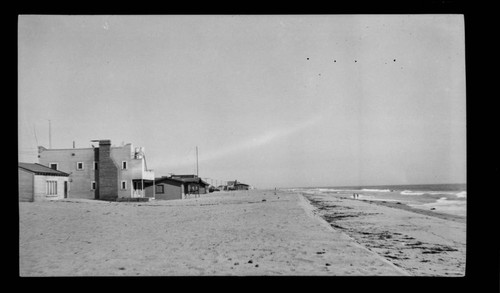 Houses on the beach, Pismo, California