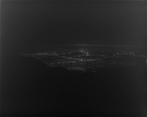 Night view of Pasadena, taken from Mount Wilson