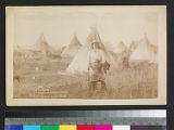 Chief Young Man Afraid of his Horses and his Tepee taken at Pine Ridge Agency, S.D. Jan. 17, 1891