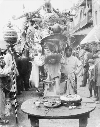 Chinese Dragon Feeding Ceremony