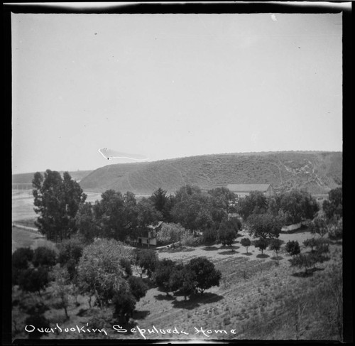 Overlooking Sepulveda home