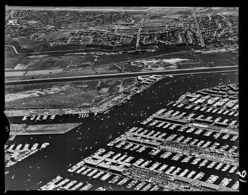 Aerial view of Marina Del Rey