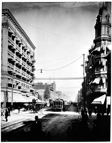 Westminister Hotel, Main Street, North from 4th Street, Los Angeles