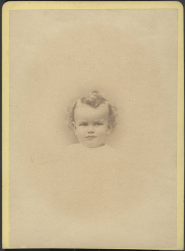 Portrait of George Ellery Hale at age 2