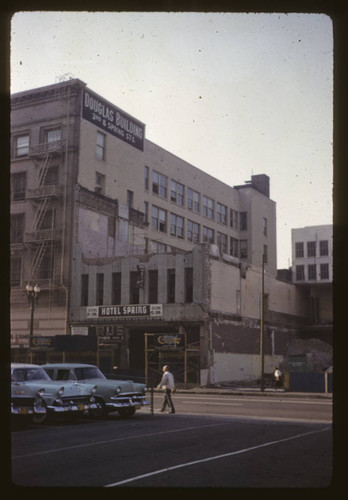 Building's last days on Spring Street