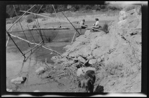 Sandy Bar Bob's fishing place, Klamath River