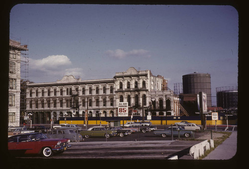 Plaza buildings being restored