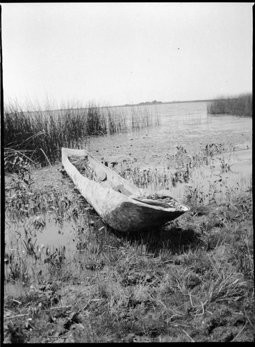 Dugout Canoe. Modoc Indians