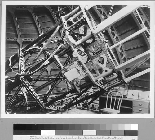 The 60-inch reflecting telescope, with plate-holder attachment, Mount Wilson Observatory