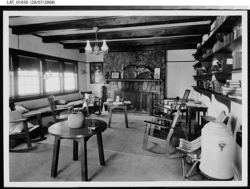 Interior of lodge at Vermejo Ranch