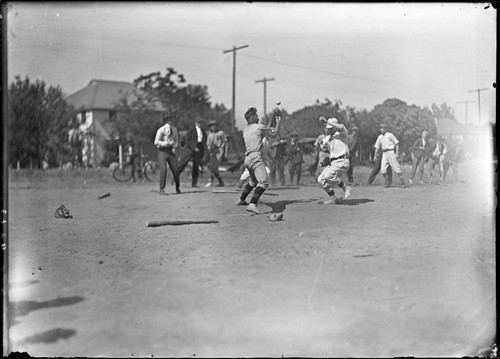 Banning High School Baseball Game. [Variant]