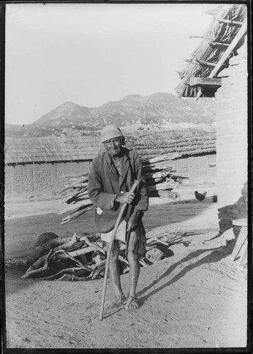 Juan, the Indian wood carrier