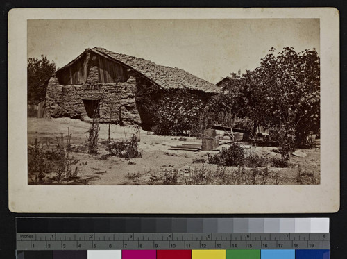 Oldest building in Santa Clara County - one story adobe